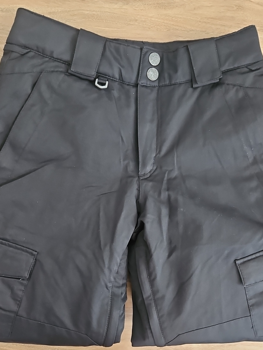 Kids Black Snowpants